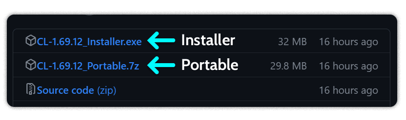 Installation type selection